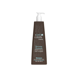 Shampoo chocolate repara el cabello maltratado y teñido, restaura la fortaleza y elasticidad 300ml - Loquay