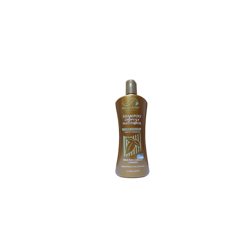 Shampoo matiz cobrizo protege y reaviva el cabello teñido 400ml - Silicare