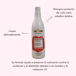 Color care shampoo preserva la coloración contra la oxidación 500ml - Yellow
