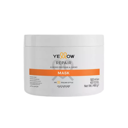 Repair mask repara cabello dañado aporta vitalidad, repara la fibra y sella la cutícula 500ml - Yellow