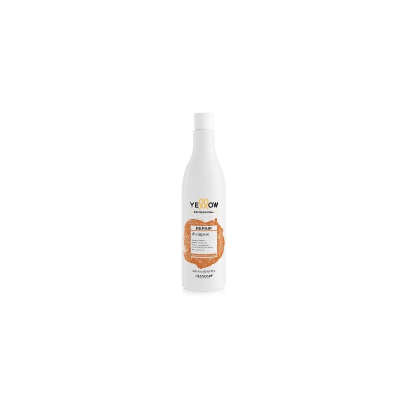 Repair shampoo restructurante para cabello dañado, aporta fuerza y elasticidad 500ml - Yellow