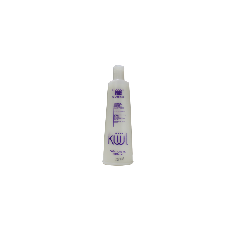 Rescue me Shampoo restauración intensiva para cabello sobreprocesado 300ml - Kuul