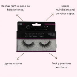 Pestañas 3D Zoe 16-By Apple