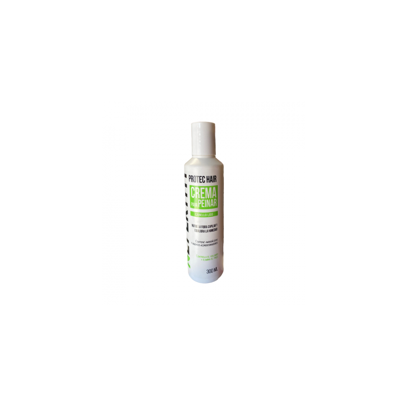 Crema para peinar Cabello Liso equilibra la humedad, elimina el frizz 300ml - Nefertiti