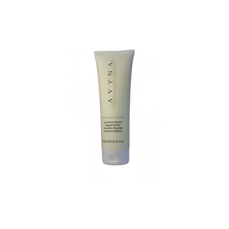 Platino Ricostruttore nutre intensamente cabellos decolorados, rubios o platinados. 250ml - AVYNA