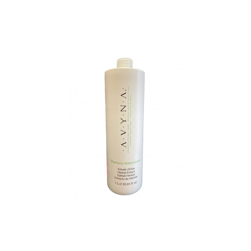 Abbondanza Shampoo fortalece cabello débil, estimula el crecimiento 1L - AVYNA