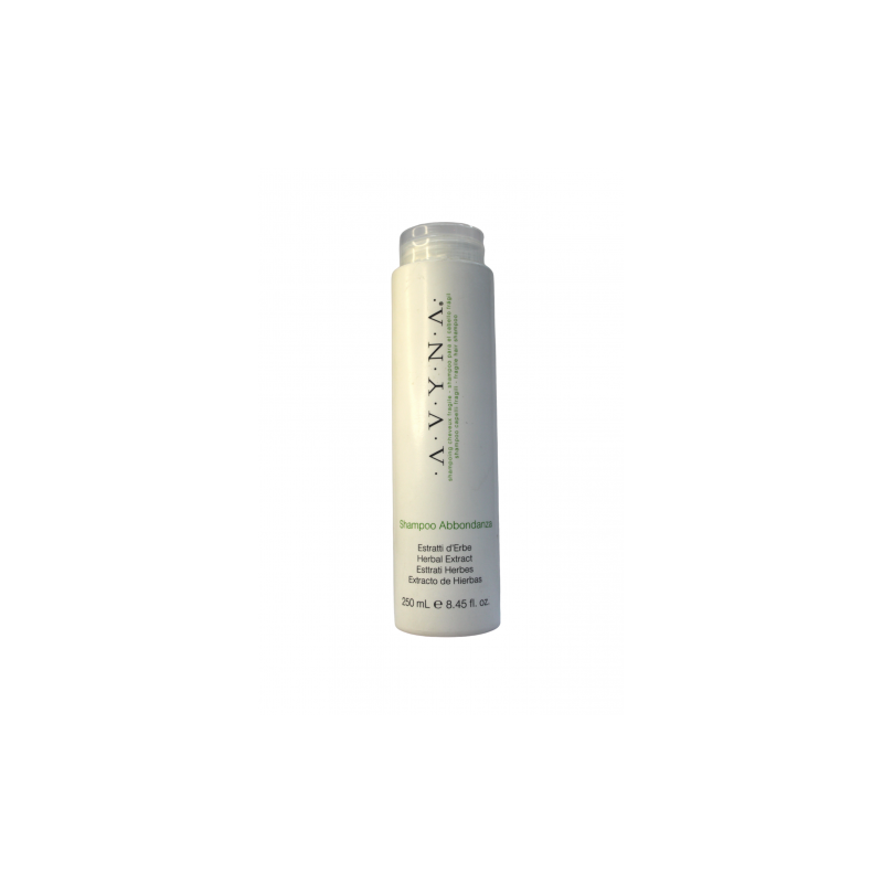 Abbondanza Shampoo diseñado para cabellos débiles escasos y quebradizos 250ml - AVYNA