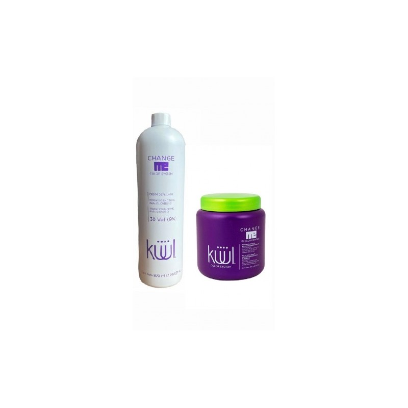 Change Me Kit Decolorante 350g + Peróxido 30vol 1 Litro - Kuul
