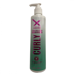 Crema para peinar Curly humecta y define rizos, efecto satinado, suave, natural y prolongado 250g - Xiomara