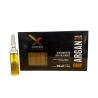Ampolletas argán reconstructor y reparador de daños, efecto brillante y suavidad 12*10ml - Xiomara