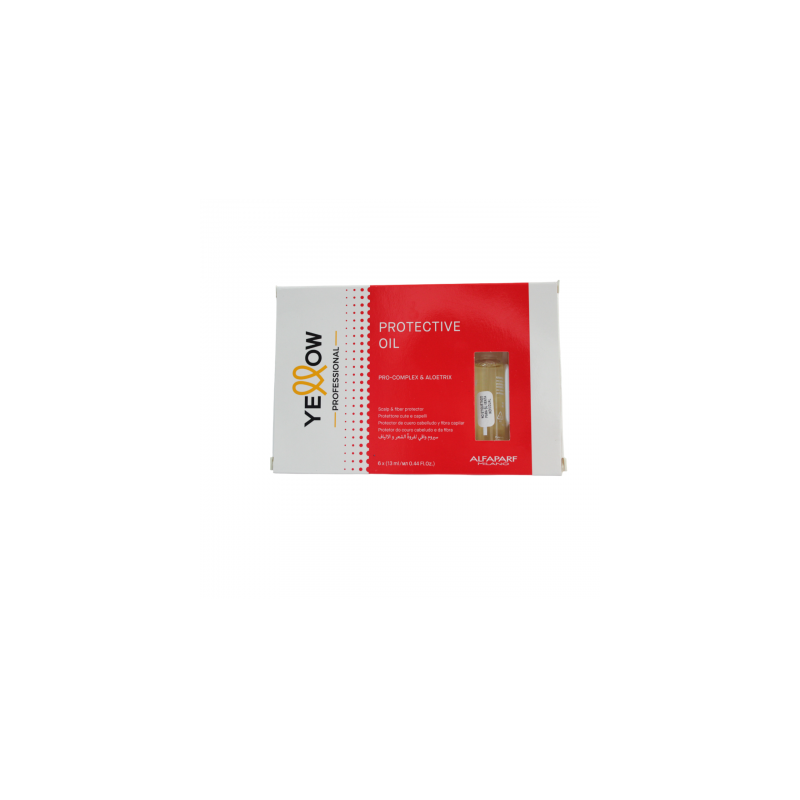 Ampolletas protective oil para usar durante los tratamientos de coloración y decoloración 6x13ml-YELLOW